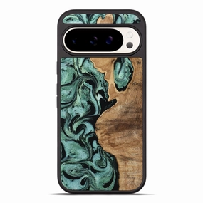 Scratch Resistant Coating Anti Yellowing Pixel 10 Pro Xl Wood Phone Case - Alonzo (Green, 781760)