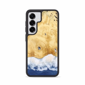 Galaxy S25 Wood Phone Case - January (Coastal, 774802) Anti Static Film Edge to Edge Protection
