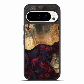 Pixel 10 Pro Xl Wood Phone Case - Colin (Red, 768877) Ultra Thin Anti Finger Grease