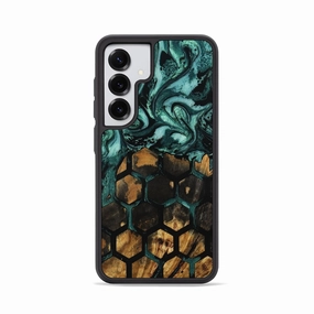 Smooth Touch Film Anti Blue Light Galaxy S25 Wood Phone Case - Shamika (Pattern, 781707)