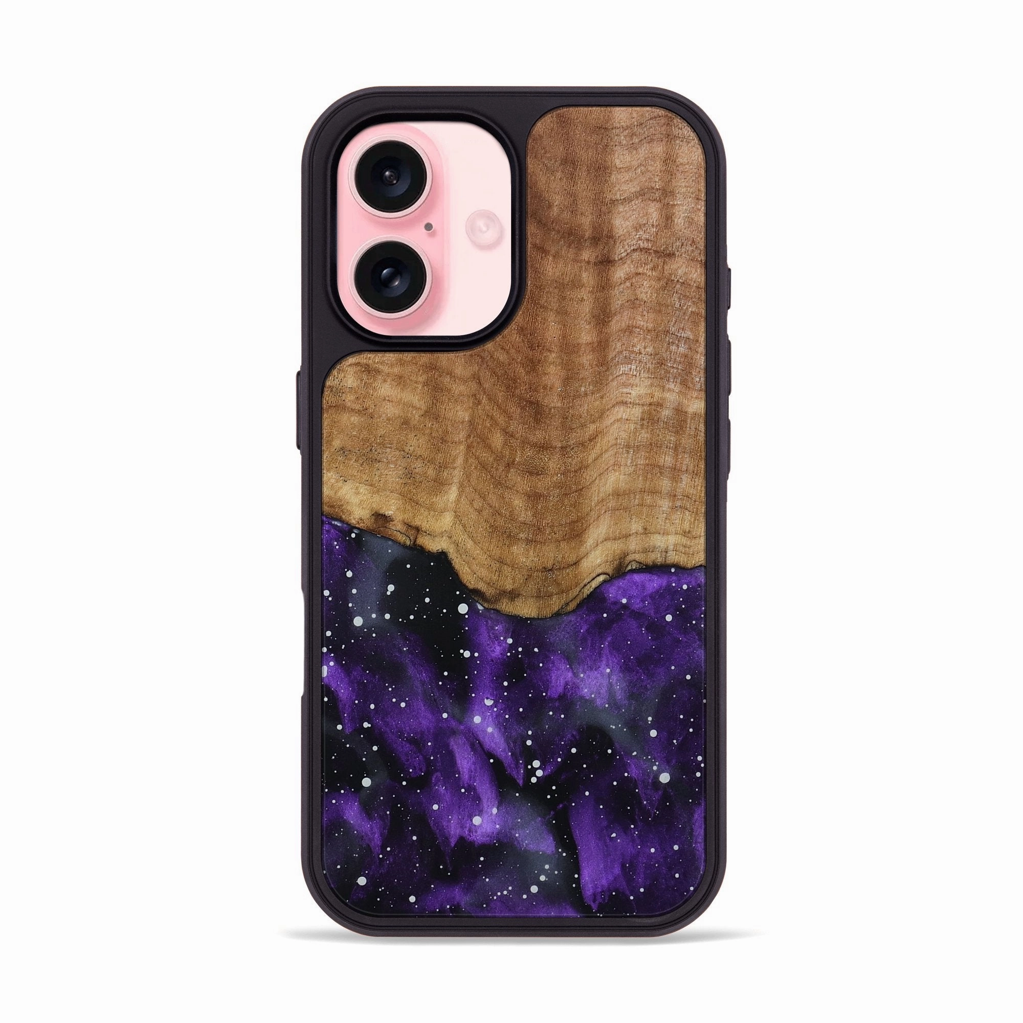 Anti Scratch Coating Iphone 16 Wood Phone Case - Zella (Cosmos, 781090)