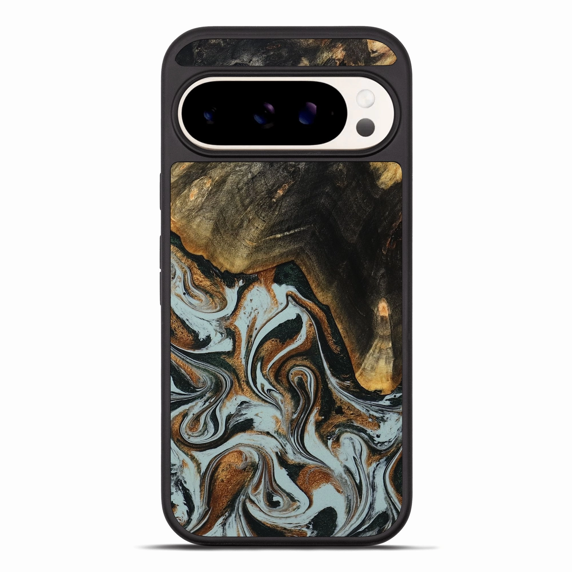 Tempered Glass Pixel 10 Pro Xl Wood Phone Case - Paris (Green, 778238)