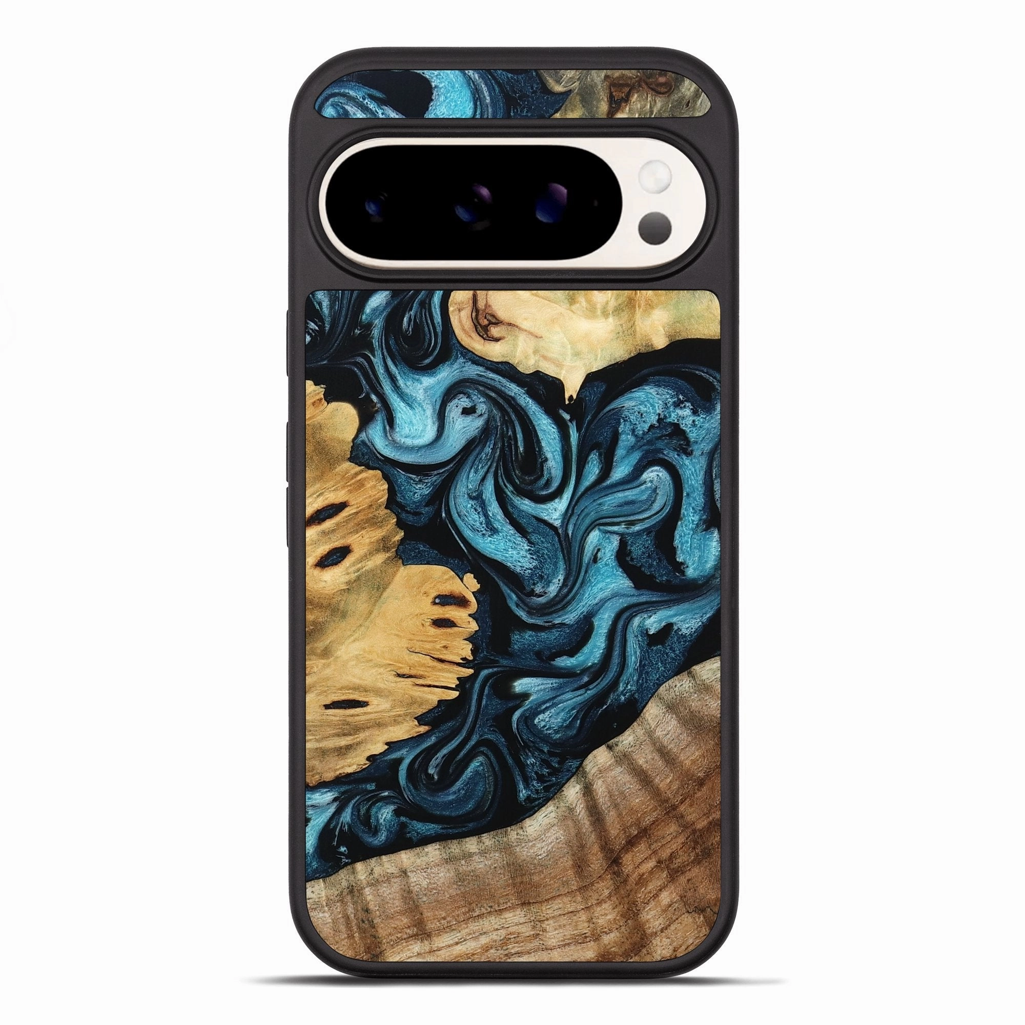 Ultra Thin Anti Shock Film Pixel 10 Pro Xl Wood Phone Case - Skyler (Blue, 781776)