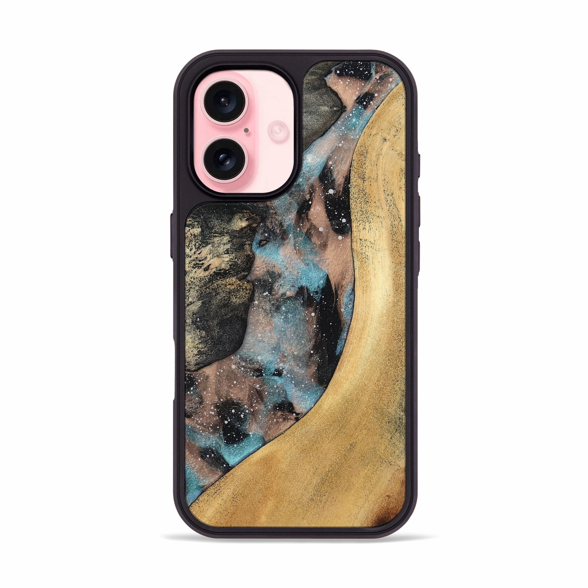 Anti Dust Protective Cover Iphone 16 Wood Phone Case - Miley (Cosmos, 779407)