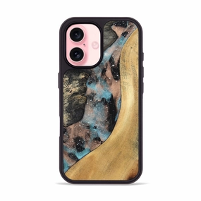 Anti Dust Protective Cover Iphone 16 Wood Phone Case - Miley (Cosmos, 779407)