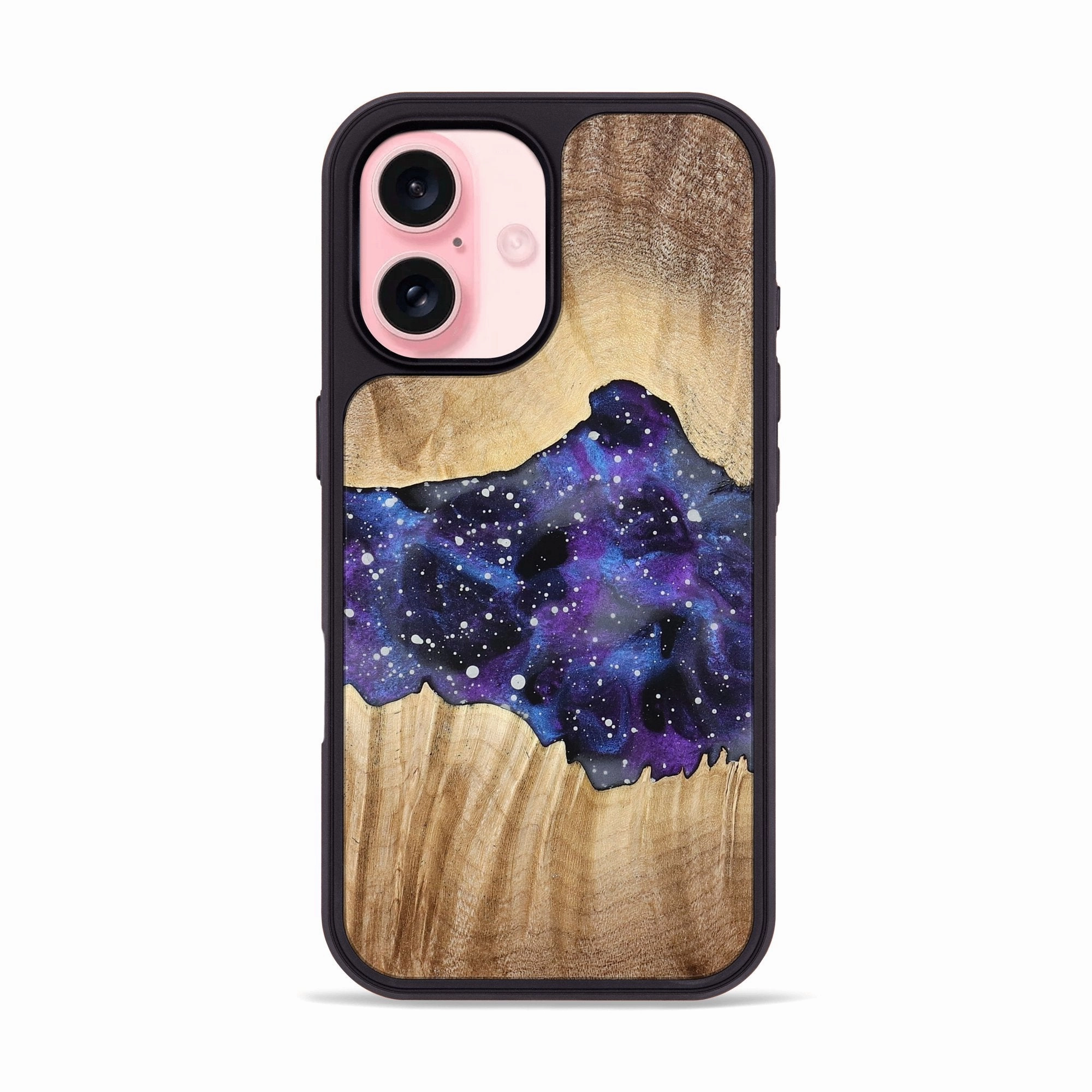 Iphone 16 Wood Phone Case - Socorro (Cosmos, 776453) Shock Guard Edge to Edge Protection