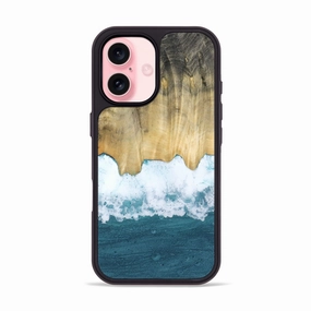 Fingerprint Resistant Coating Iphone 16 Wood Phone Case - Trevin (Coastal, 781863)