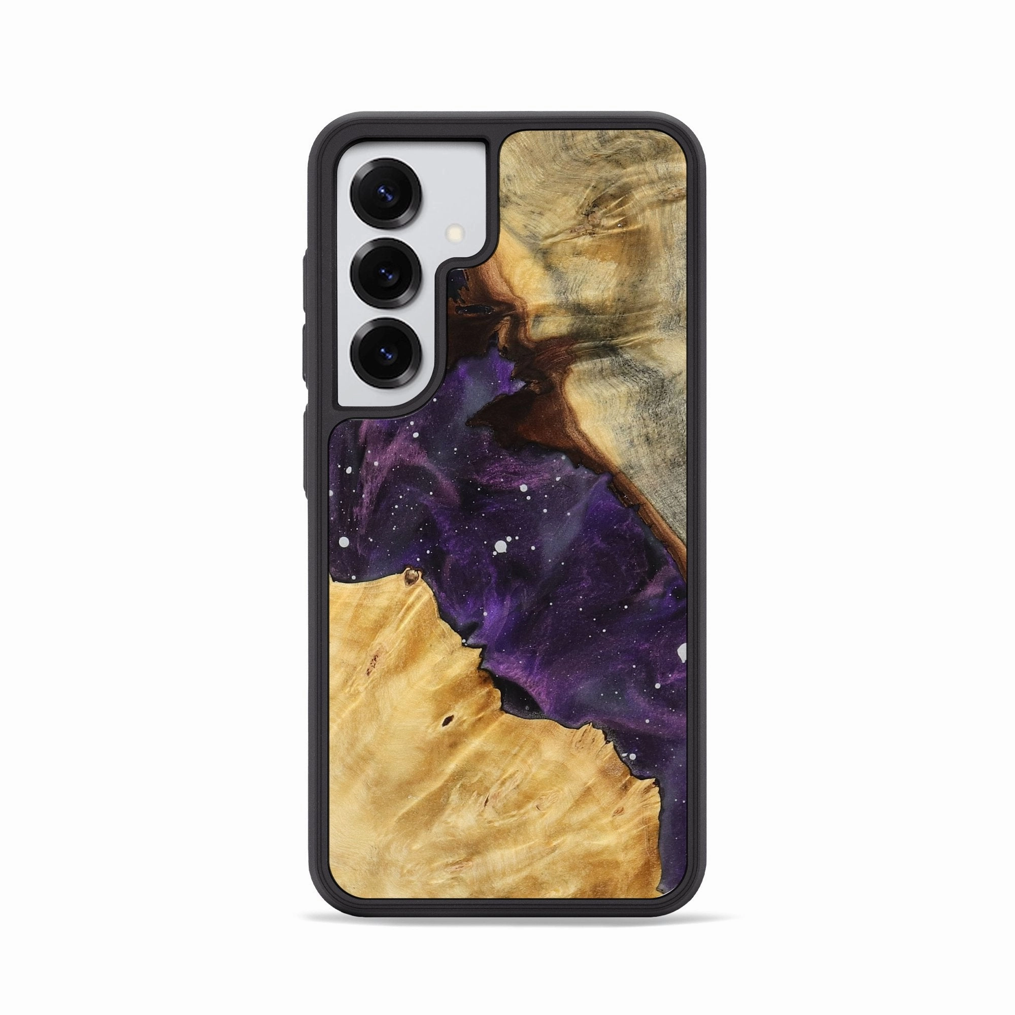 Galaxy S25 Wood Phone Case - Daniela (Cosmos, 775806) Edge to Edge Protection Easy Apply
