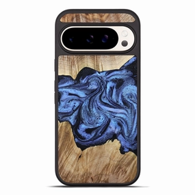Pixel 10 Pro Xl Wood Phone Case - Adrien (Blue, 780066) Anti Blue Light