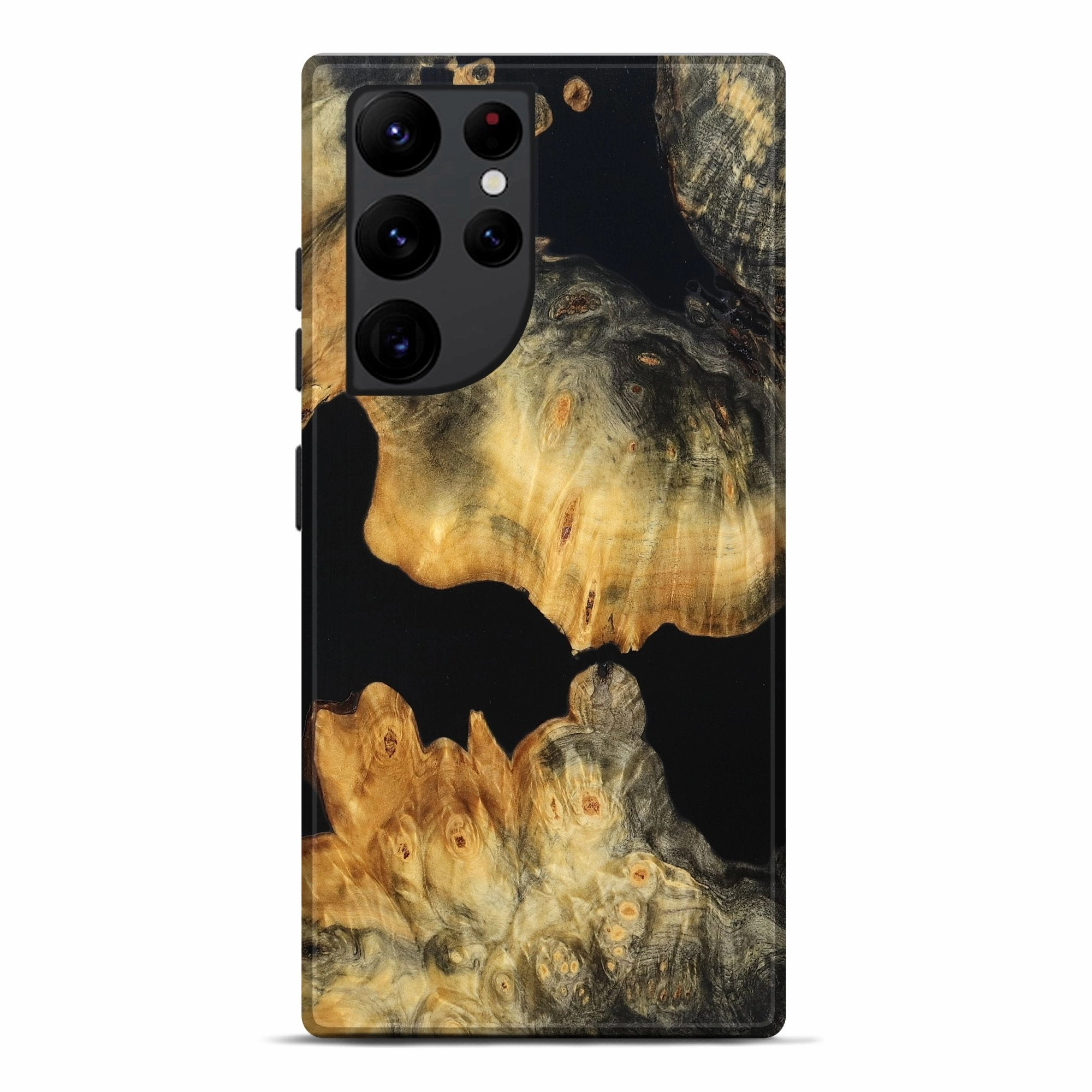 Edge Guard Galaxy S22 Ultra Wood Live Edge Phone Case - Phil (Wood Burl, 781435)