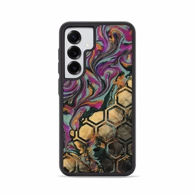 Tempered Glass Galaxy S25 Wood Phone Case - Fallon (Pattern, 777673)