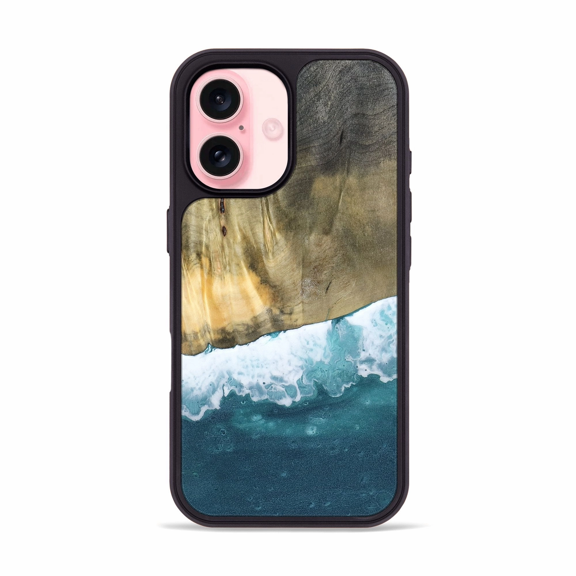 Iphone 16 Wood Phone Case - Ned (Coastal, 781816) Fingerprint Resistant Screen
