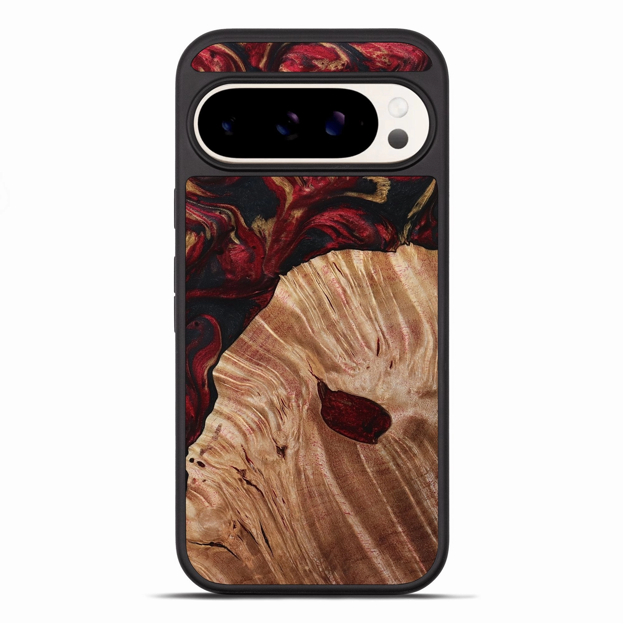 Shock Absorbing Pixel 10 Pro Xl Wood Phone Case - Lailah (Red, 781663)