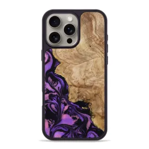 Iphone 16 Pro Max Wood Phone Case - Dock (Purple, 780233) Scratch Resistant