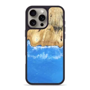 Anti Finger Grease Case Friendly Iphone 16 Pro Max Wood Phone Case - Nalani (Coastal, 781796)