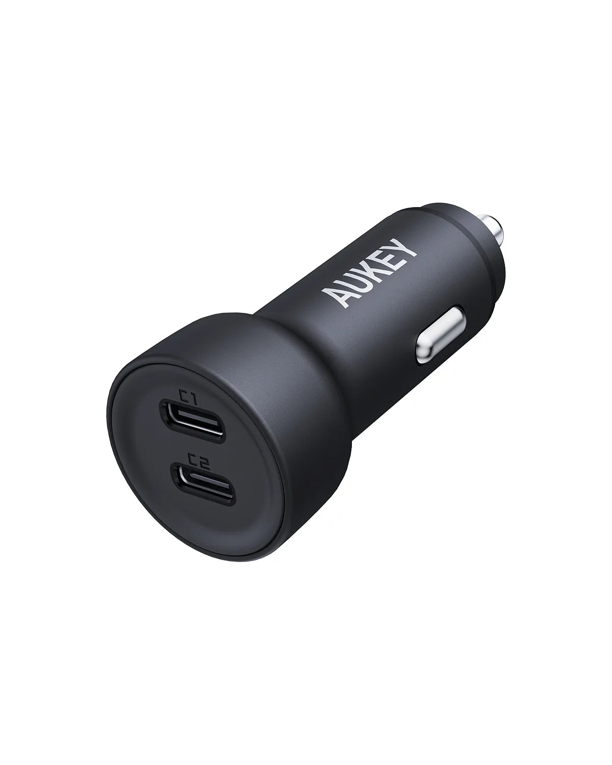 Durable Cable Aukey Cc-Y23 Enduro Dual 65W 2-Port Car Charger - Black