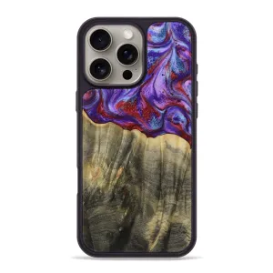 Iphone 16 Pro Max Wood Phone Case - Deion (Purple, 781659) Screen Guard Shock Proof Film