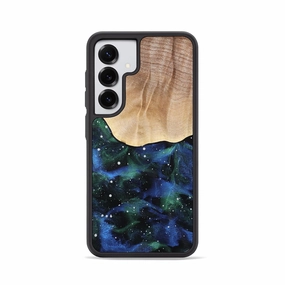 Ultra Thin Rounded Edges Galaxy S25 Wood Phone Case - Marlee (Cosmos, 777710)