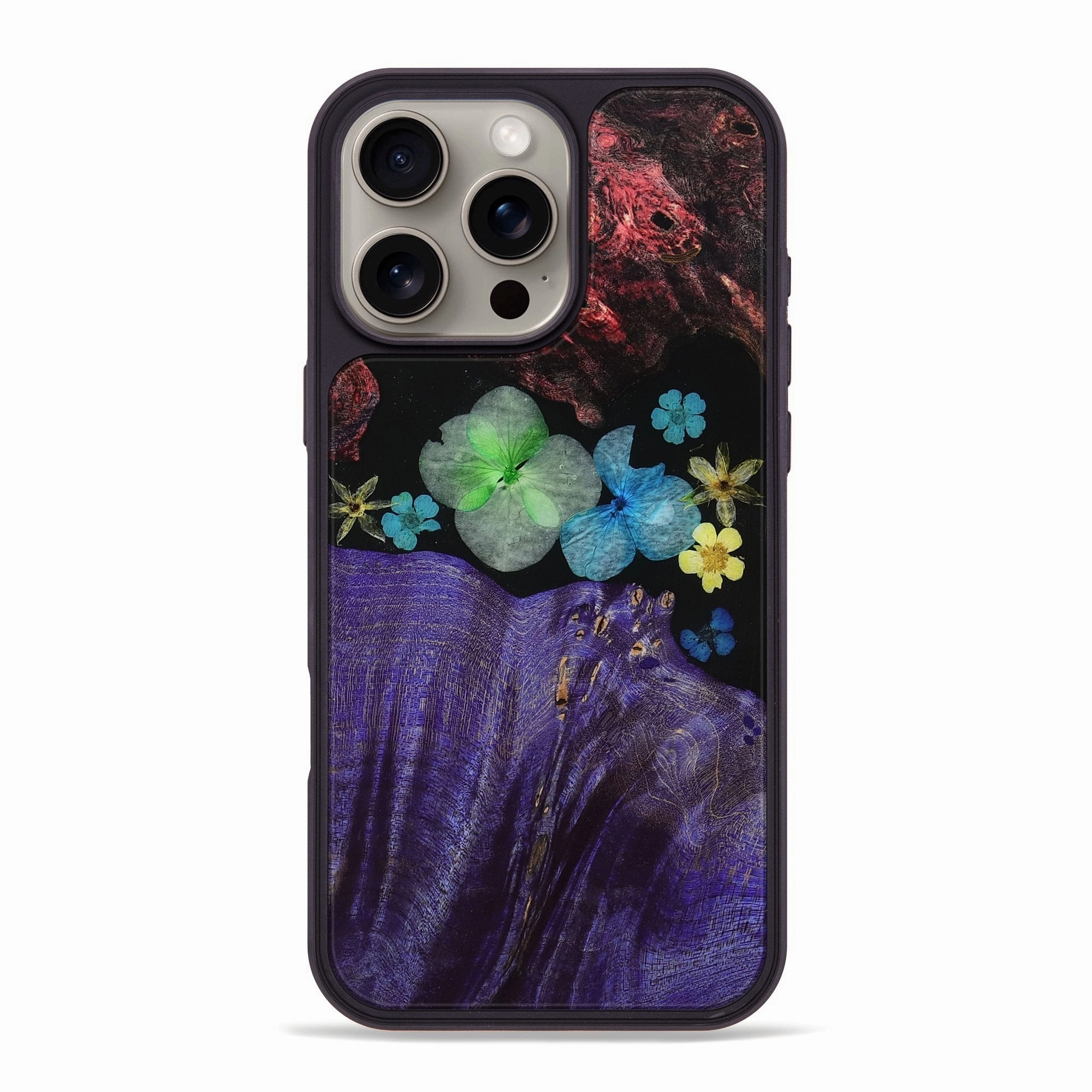 Water Resistant Iphone 16 Pro Max Wood Phone Case - Laci (Bloom, 781387)