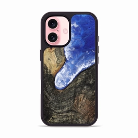 Iphone 16 Wood Phone Case - Kaliyah (Coastal, 780671) Slim Screen Protector