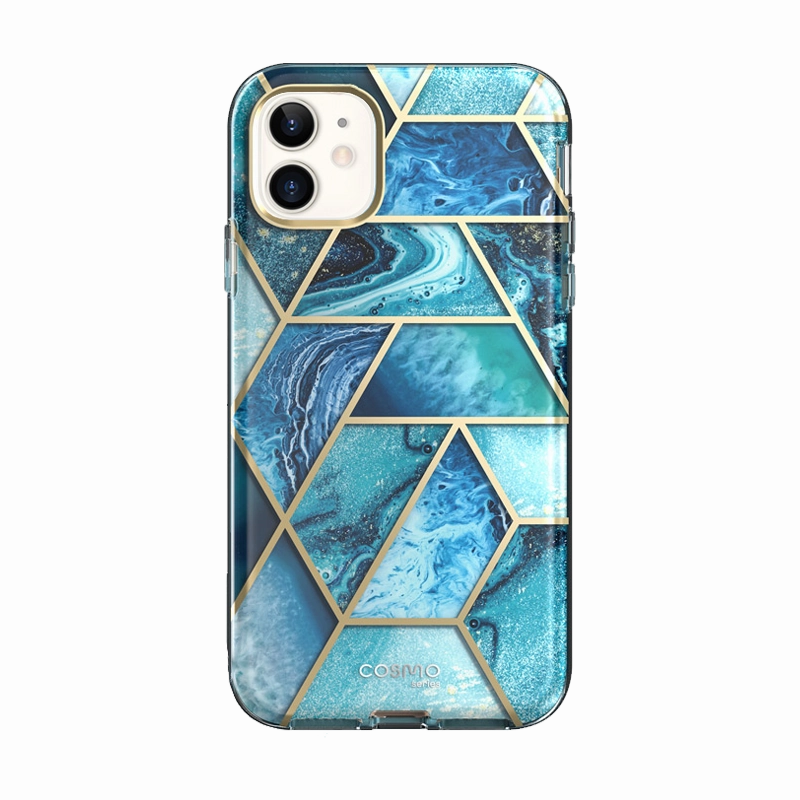 Scratch Resistant Glass Impact Resistant Iphone 12 Mini Cosmo Case - Ocean Blue