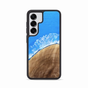 Crystal Clear Galaxy S25 Wood Phone Case - Idella (Coastal, 779844)