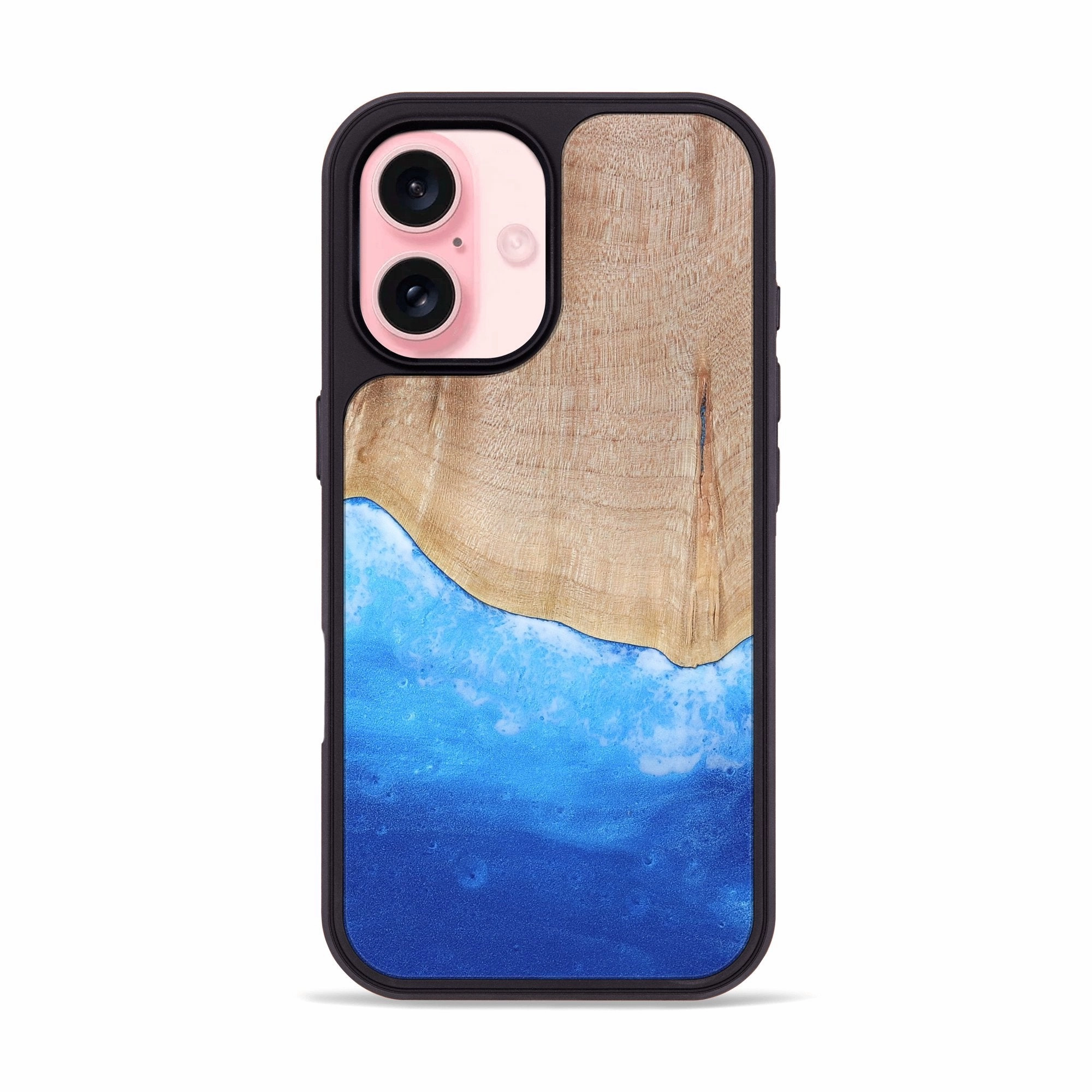 Iphone 16 Wood Phone Case - Desirae (Coastal, 779342) Anti Glare Oleophobic Coating