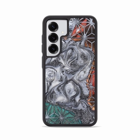 Tempered Glass Smooth Touch Film Galaxy S25 Wood Phone Case - Alethea (Pattern, 781559)