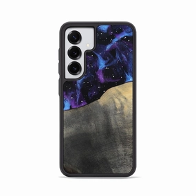 Galaxy S25 Wood Phone Case - Ciji (Cosmos, 781916) Anti Static Film Anti Finger Mark Film