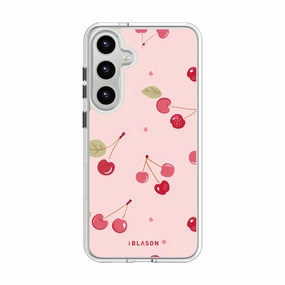 Anti Fog Anti Spy Film Galaxy S23 Halo Magsafe Cute Phone Case - Cherry On Top