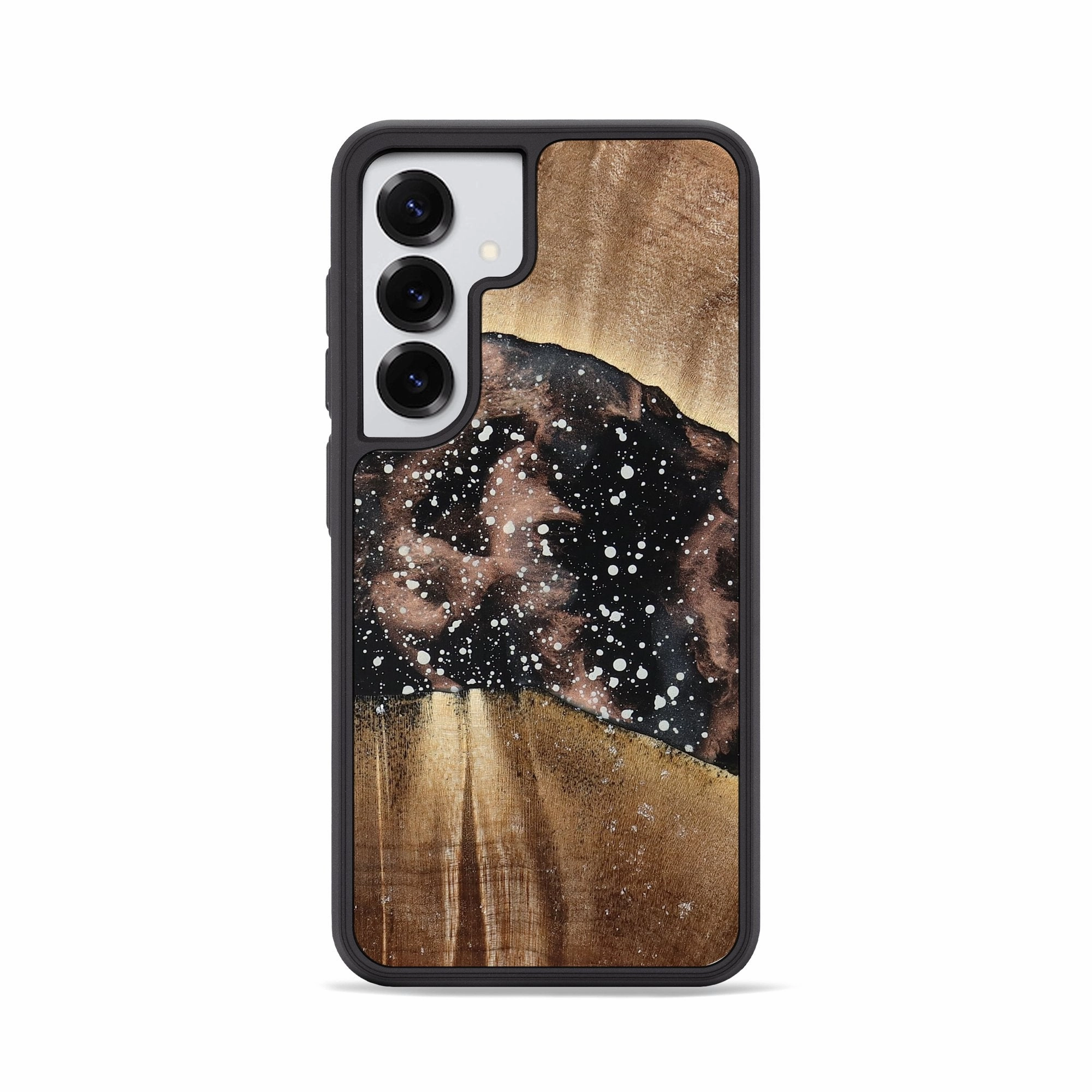 Scratch Protection Scratch Resistant Galaxy S25 Wood Phone Case - Jovani (Cosmos, 776450)