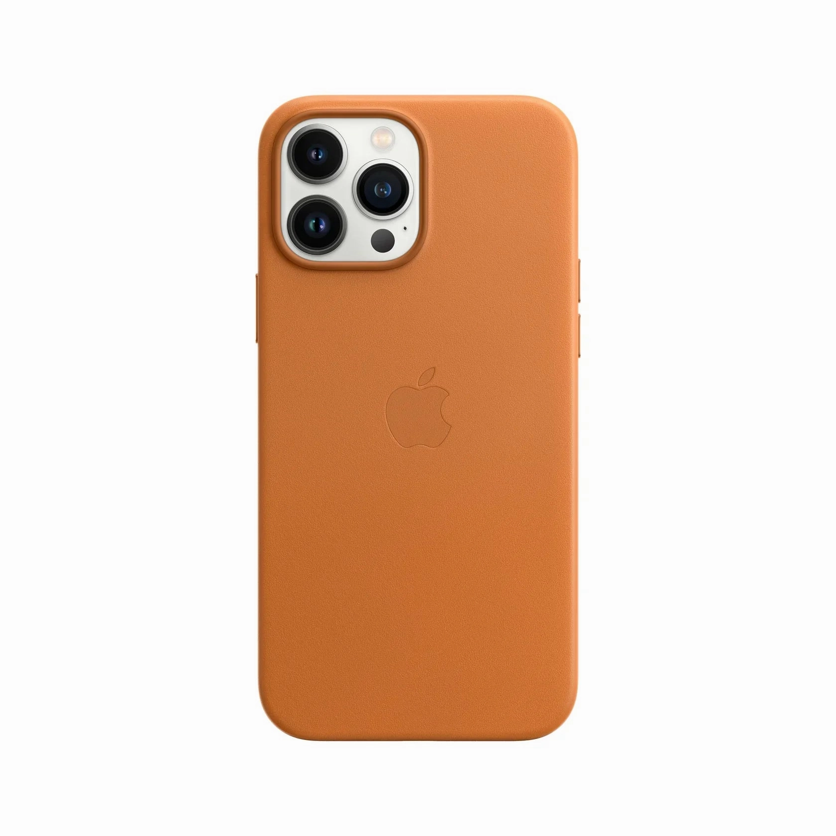 Impact Resistant Protective Layer Leather Case - Golden Brown - Iphone 15 Series