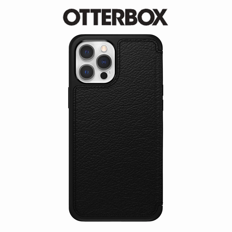 Otterbox Case For Iphone 14 Pro Max Strada Series Case Anti Fingerprint Coating Tempered Screen Protector