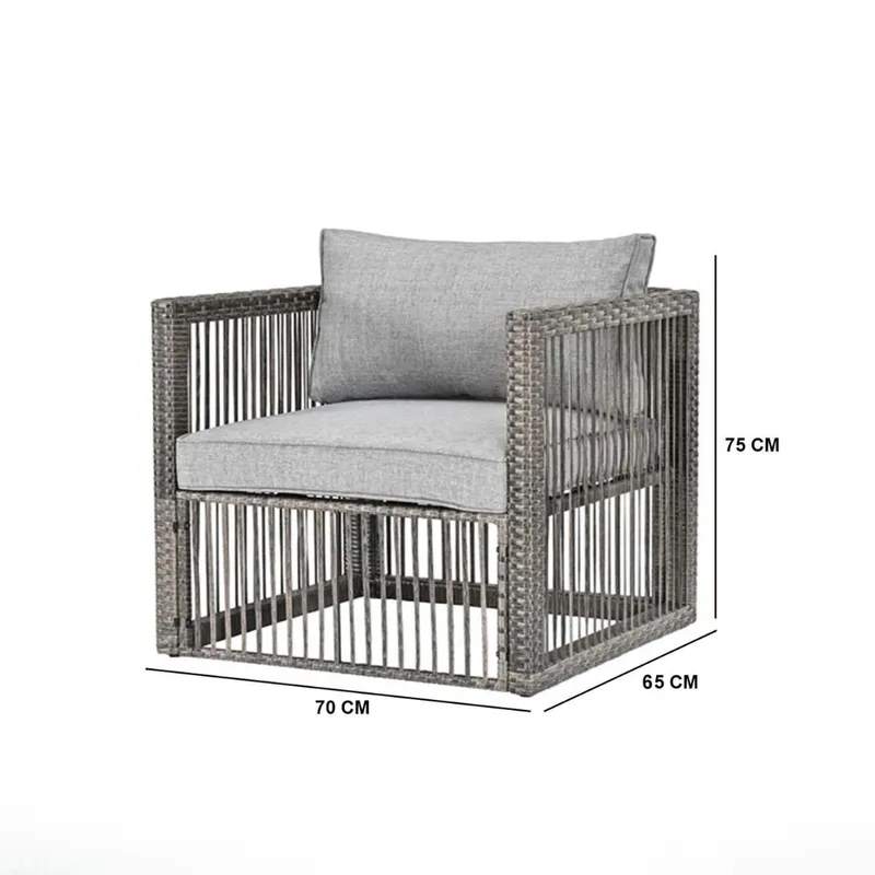 Outdoor Corner Seating Set for 10 People from Miden Home OS-279-W