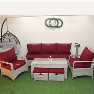 Outdoor Corner Seating Set for 10 People from Miden Home OS-Rt-171-W