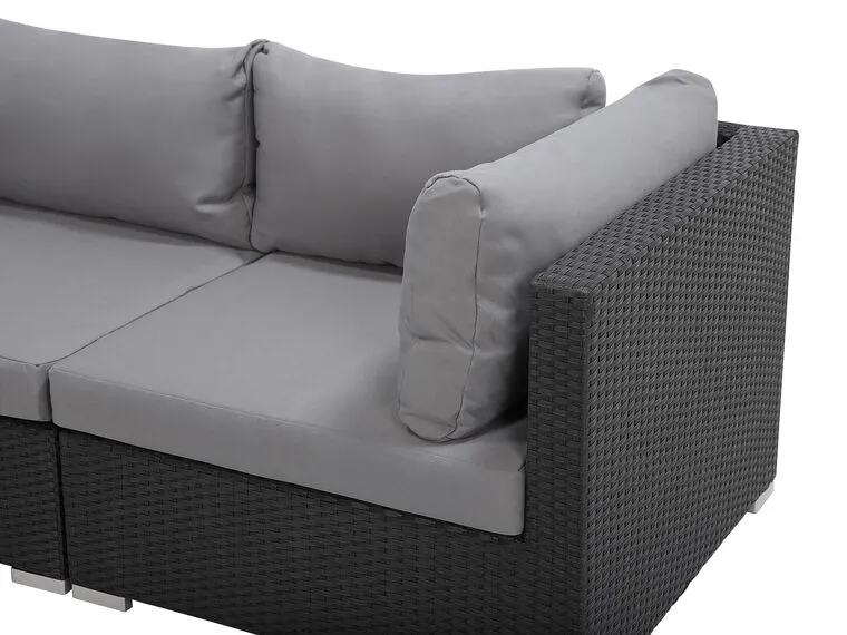 Outdoor Corner Seating Set for 4 People from Miden Home OS-Rt-122-W