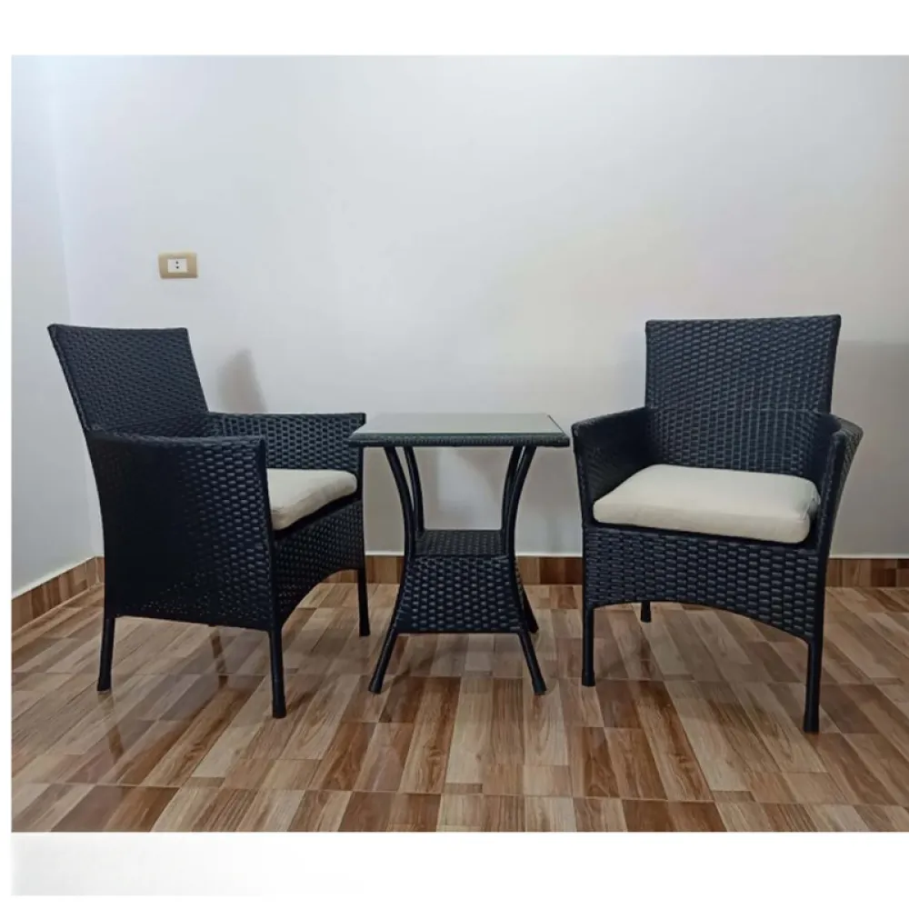 Outdoor Seating Set for 2 People from Miden Home OS-202-W