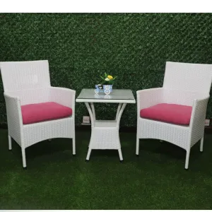 Outdoor Seating Set for 2 People from Miden Home OS-Rt-004-W