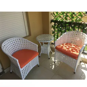 Outdoor Seating Set for 2 People from Miden Home OS-Rt-005-W