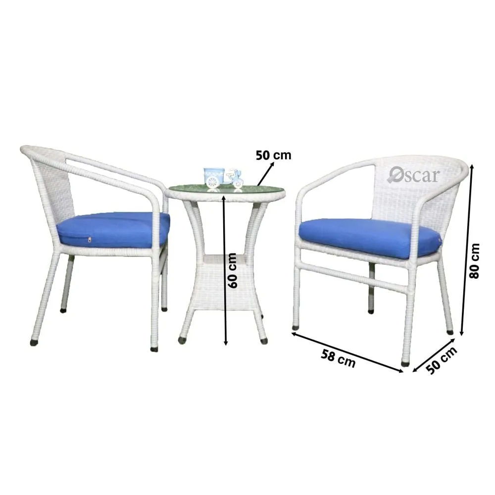 Outdoor Seating Set for 2 People from Miden Home OS-Rt-006-W
