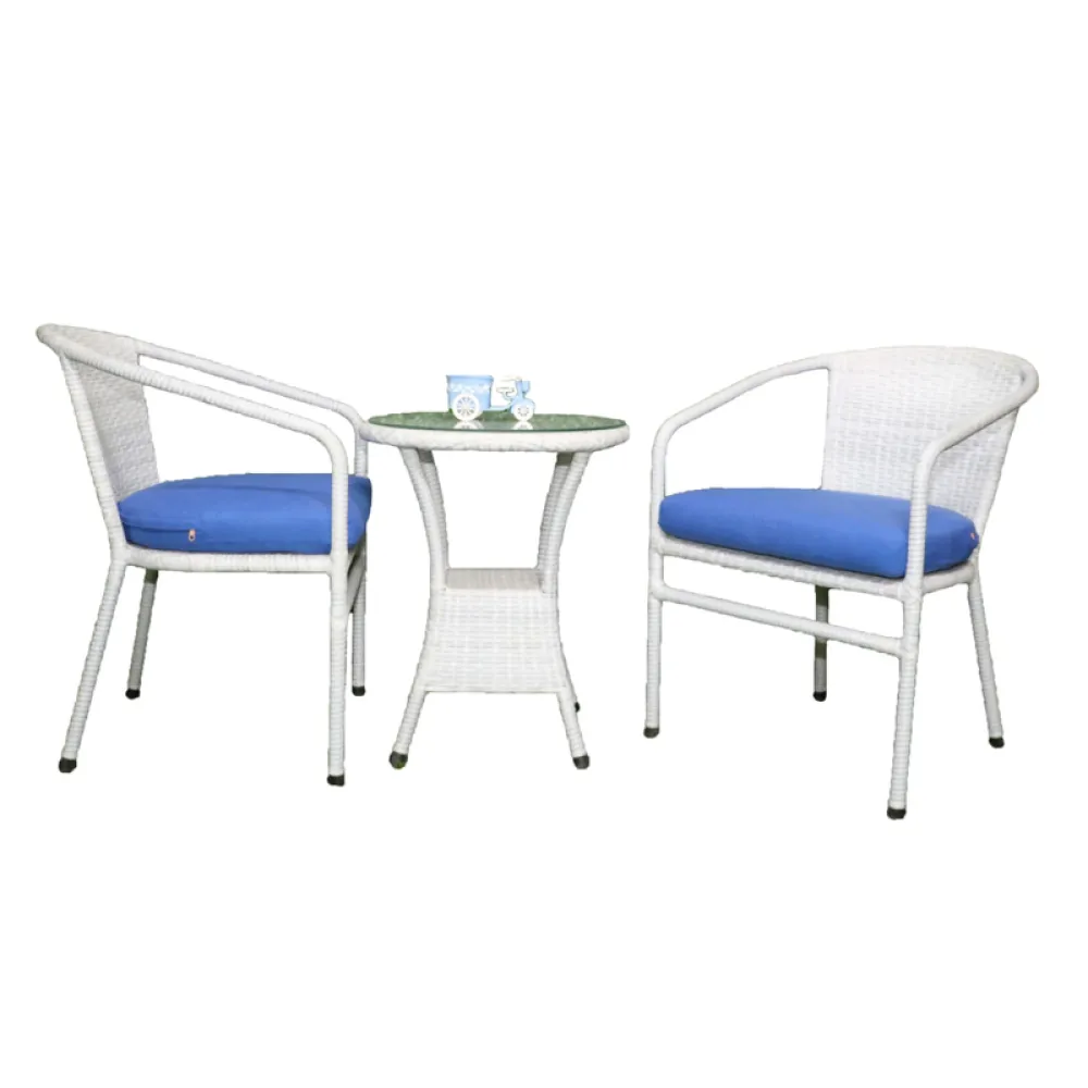 Outdoor Seating Set for 2 People from Miden Home OS-Rt-006-W