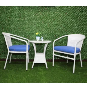 Outdoor Seating Set for 2 People from Miden Home OS-Rt-006-W