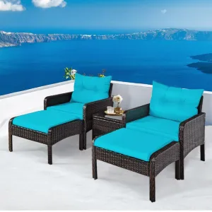 Outdoor Seating Set for 2 People from Miden Home OS-Rt-066-W