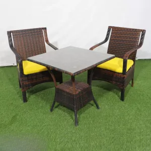 Outdoor Seating Set for 2 People from Miden Home OS-TOK-001-W