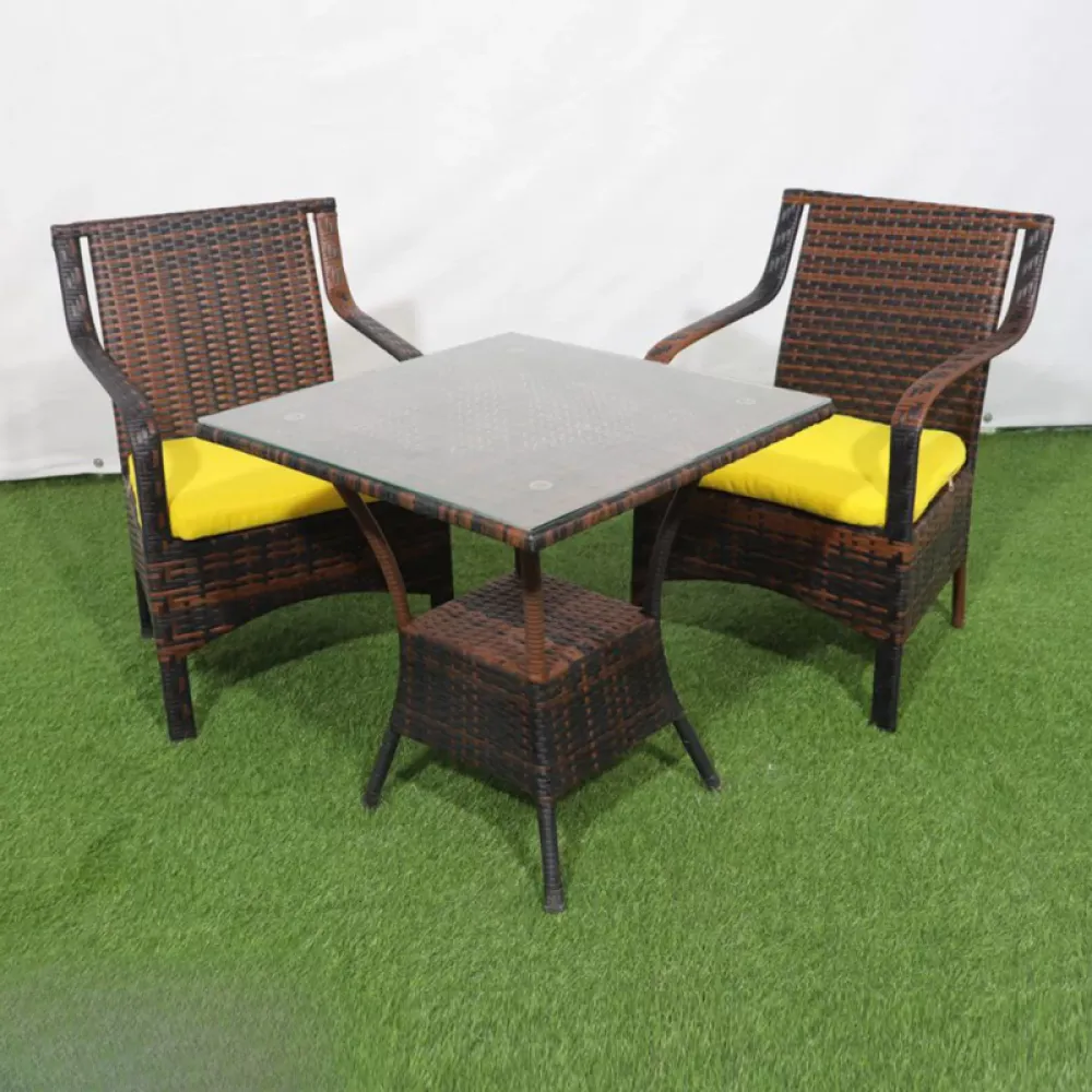 Outdoor Seating Set for 2 People from Miden Home OS-TOK-001-W