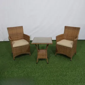 Outdoor Seating Set for 2 People from Miden Home OS-TOK-007-W