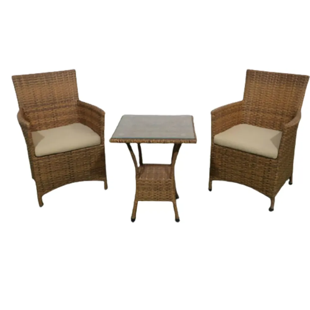 Outdoor Seating Set for 2 People from Miden Home OS-TOK-007-W