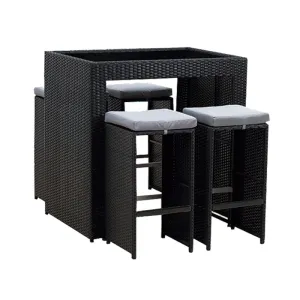 Outdoor Seating Set for 4 People from Miden Home OS-223-W