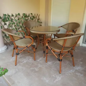 Outdoor Seating Set for 4 People from Miden Home OS-Ms-001