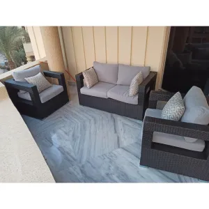 Outdoor Seating Set for 4 People from Miden Home OS-Rt-178-W